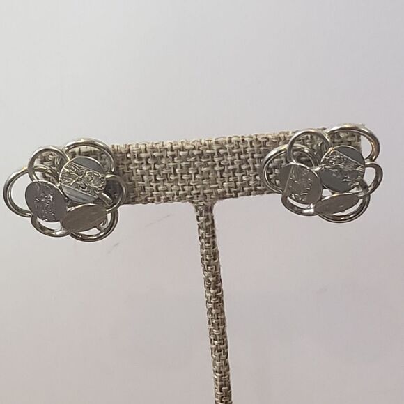 VINTAGE SARAH COVENTRY Art Deco Circles Clip-on Earrings - Picture 2 of 7